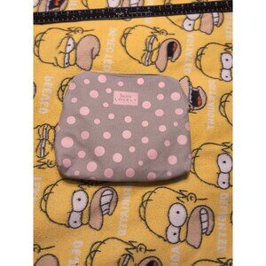 Born Lovely Sarah Jessica Parker Makeup Cosmetics Bag Pink Gray Polka Dot